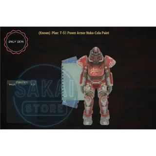 PLAN | T51 NUKA COLA PAINT