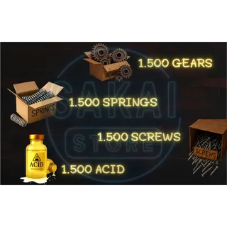 GEARS & SPRINGS & SCREWS & ACID