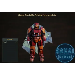 PLAN | HELLFIRE PROTOTYPE POWER ARMOR PAINT