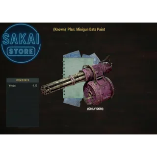 PLAN | MINIGUN BATS PAINT