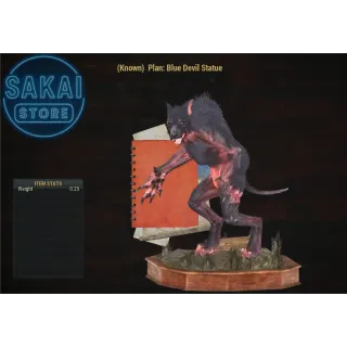 PLAN | BLUE DEVIL STATUE