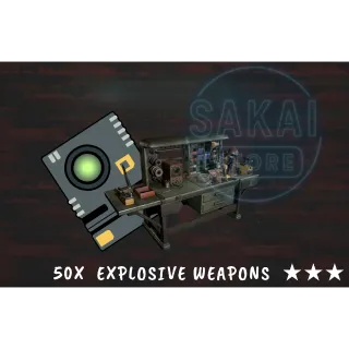 50X EXPLOSIVE WEAPONS