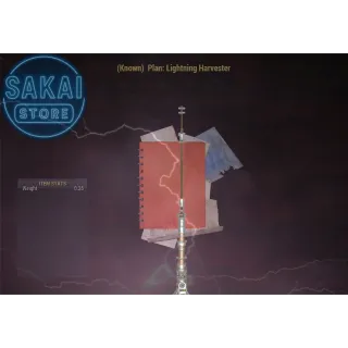 PLAN | LIGHTNING HARVESTER