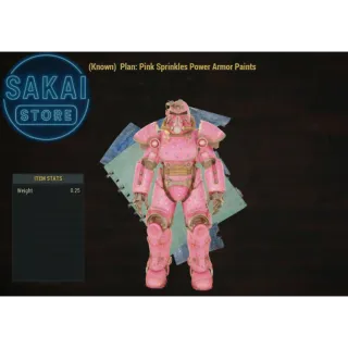 PLAN | PINK SPRINKLES POWER ARMOR PAINTS