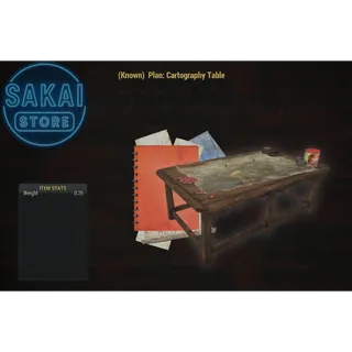 PLAN | CARTOGRAPHY TABLE