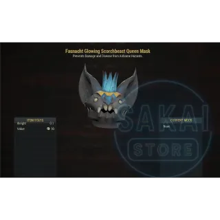 FASNACHT GLOWING SCORCHBEAST QUEEN MASK