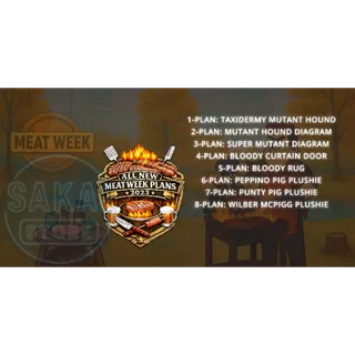 ALL NEW MEAT WEEK PLANS BUNDLE (2023)