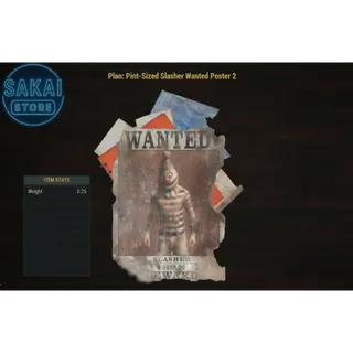 PLAN | PINT-SIZED SLASHER WANTED POSTER 2