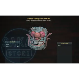 FASNACHT GLOWING CORN COB MASK
