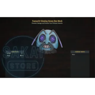 FASNACHT GLOWING HONEY BEE MASK