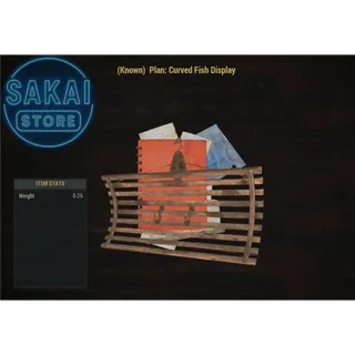 PLAN | CURVED FISH DISPLAY