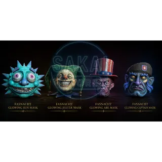 FASNACHT GLOWING MAKS BUNDLE