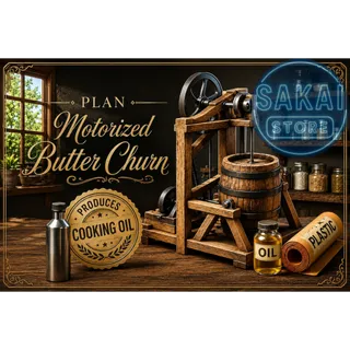 PLAN | MOTORIZED BUTTER CHURN
