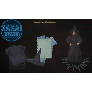 PLAN | WITCH COSTUME & HAT 
