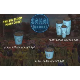 GLAZED POT PLANS BUNDLE