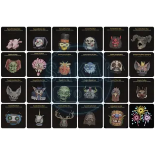 ALL UNCOMMON MASKS FASNACHT SET
