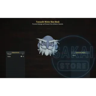 FASNACHT WINTER MAN MASK