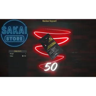50 NUCLEAR KEYCARDS
