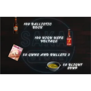 BALLISTIC BOCK + HEFE VOLTAGE + GUNS AND BULLETS 3 + BLIGHT SOUP