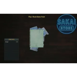 PLAN | SHOCK BATON PAINT