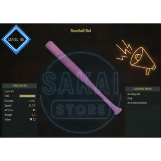 WEAPON | RARE PINK BASEBALL BAT