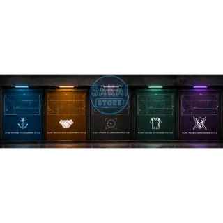 ALL 5 TREATABLE UNDERARMOR STYLE PLANS BUNDLE