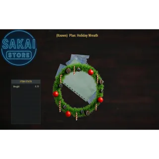 PLAN | HOLIDAY WREATH