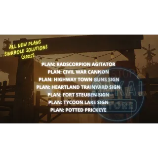 ALL SINKHOLE SOLUTIONS PLANS (2025)