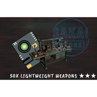 50X LIGHTWEIGHT WEAPONS