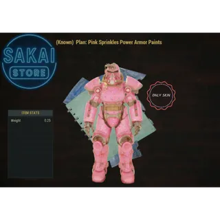 PLAN | PINK SPRINKLES POWER ARMOR PAINTS