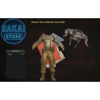 PLAN | DEATHCLAW TAMER OUTFIT SET