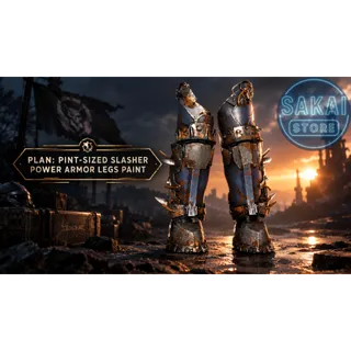 PLAN | PINT SIZED SLASHER POWER ARMOR LEGS PAINT