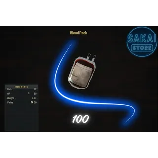 100 BLOOD PACK