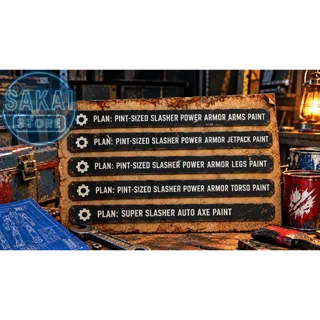 ALL 5 PINT SIZED SLASHER PAINT PLANS (HEAD HUNTS)