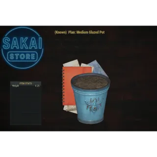 PLAN | MEDIUM GLAZED POT