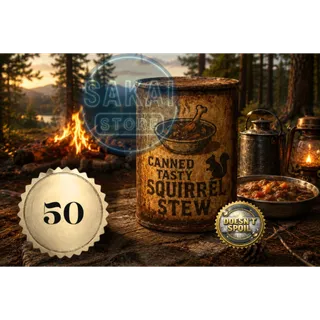 50 CANNED TASTY SQUIRREL STEW