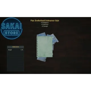 PLAN | BROTHERHOOD UNDERARMOR STYLE