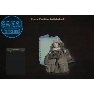 PLAN | SAFARI GORILLA BACKPACK 