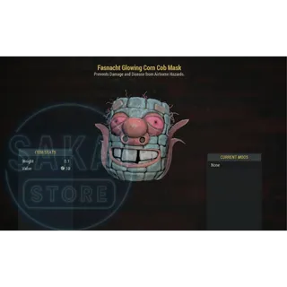 FASNACHT GLOWING CORN COB MASK