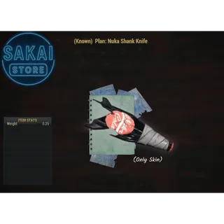 PLAN | NUKA SHANK KNIFE