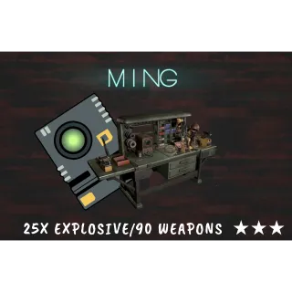 25X EXPLOSIVE/90 WEAPONS 