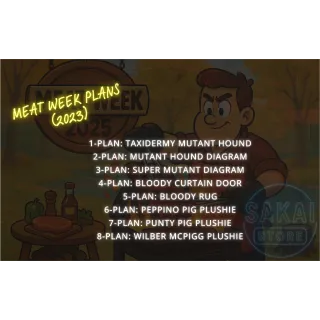 ALL NEW MEAT WEEK PLANS BUNDLE (2023)