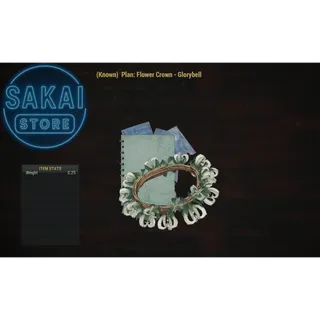 PLAN | FLOWER CROWN - GLORYBELL