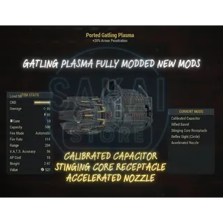 GATLING PLASMA - FULLY MODDED