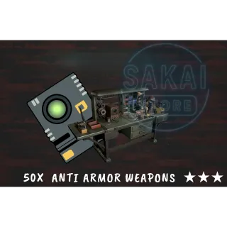 50X ANTI ARMOR WEAPONS