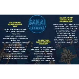 ALL NEW PLANS HOLIDAY SCORCHED (2023/2024)