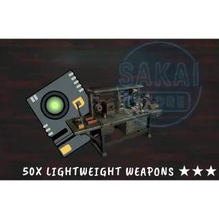 50X LIGHTWEIGHT WEAPONS