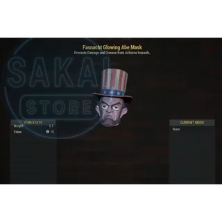 FASNACHT GLOWING ABE MASK