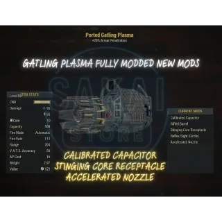 GATLING PLASMA - FULLY MODDED
