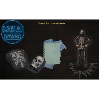 PLAN | SKELETON COSTUME & SKULL MASK